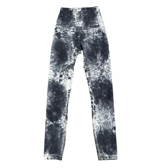 Lululemon Wunder Under High-Rise Tight 25"  in Marble Dye Classic Navy - size 0 - Picture 4 of 10